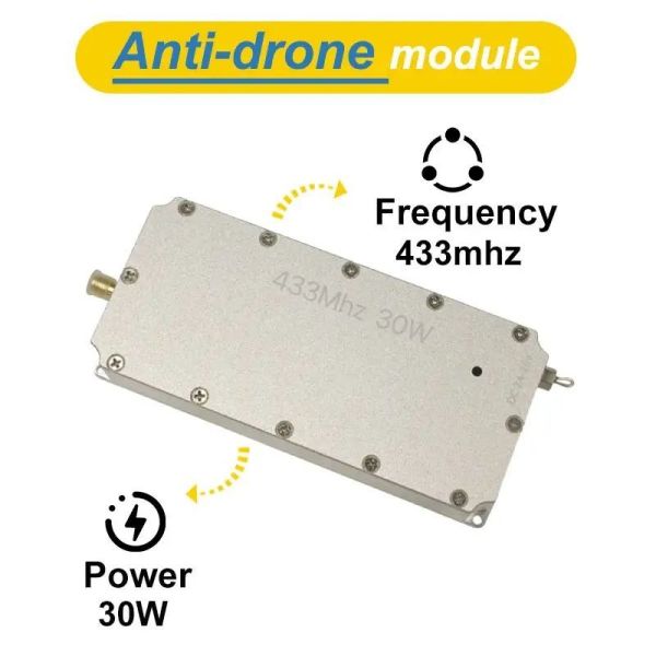 433MHz 40W 50W High Power Drone Jamming Module For Autel Mavic 3 Fpv C-Uas