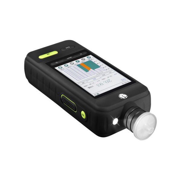 Handheld Pumping O2 Single Gas Detector With Flash Light Function Color Screen