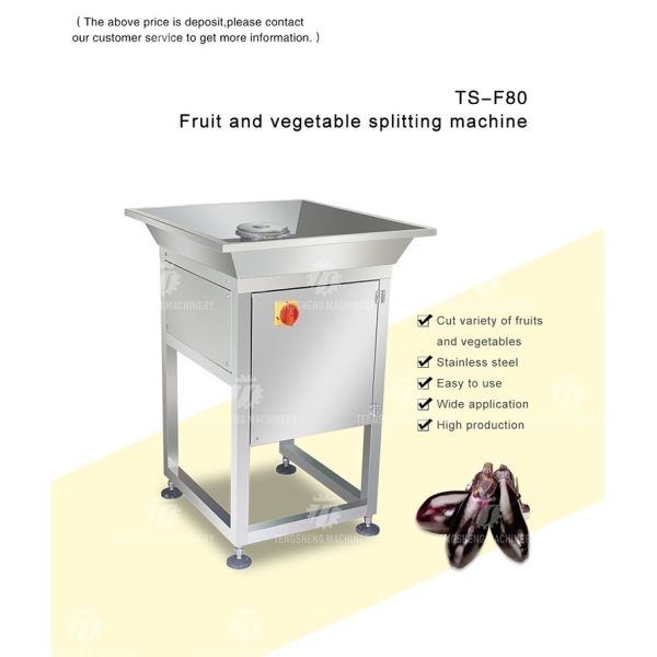 Commercial Automatic Eggplant Cabbage Melon and Fruit Splitting Machine Food Processor