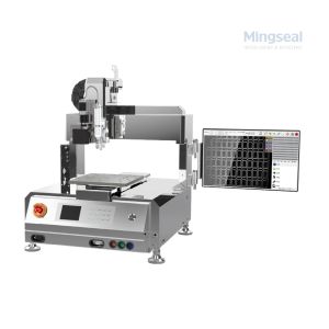 Buy cheap Semiconductor Underfill Desktop Glue Dispensing Machine automated 10KG lab product