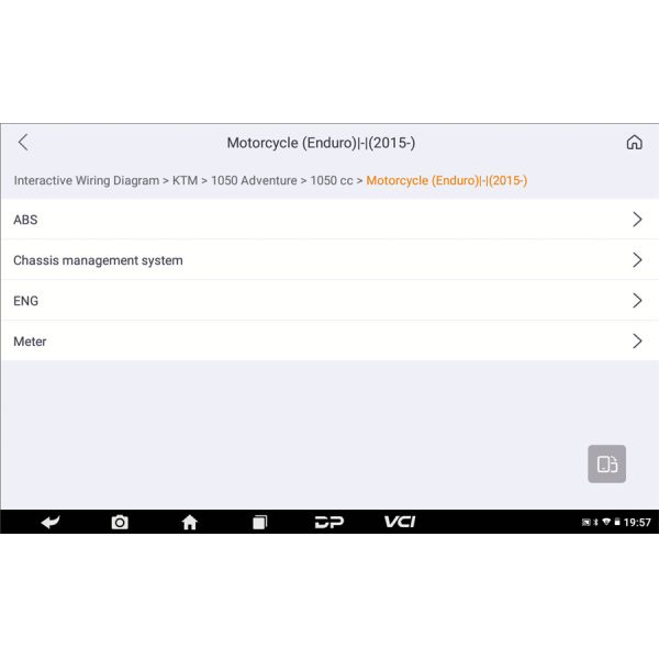 OBDSTAR MOTOMASTER Motorcycle Scanner