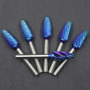 Buy cheap SILVER Tungsten Carbide Burr Set 1/8-1/4 INCH Or 3-6MM Shank Size Cobalt Ingredient product