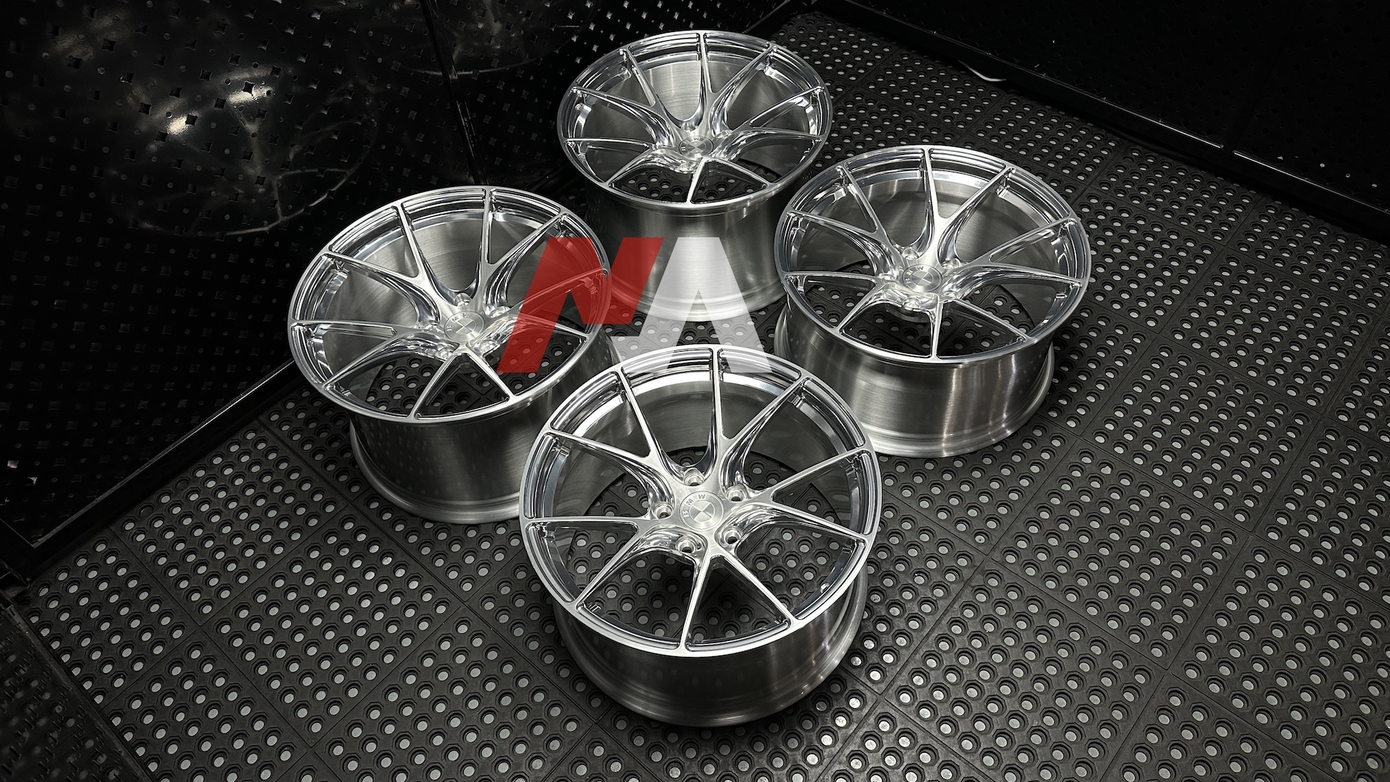 BMW Forged Wheels Polished Silver Brushed Face For F87 F80 F82 F90 M2 M3 M4 M5