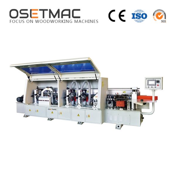 Width 60mm PVC Woodworking Edge Banding Machine 7 Functions