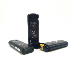 Customized Request Windproof Electronic Lighter with ABS Material and Custom