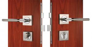 Buy cheap Satin Nickel Chrome Front Door Mortise Lock 35-70mm Door Thickness product