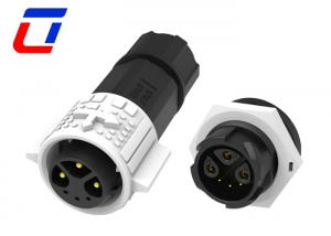 China 6 Pin Power And Signal Wire Splice Connector Waterproof 3+3 Pin 300V Plug Socket on sale