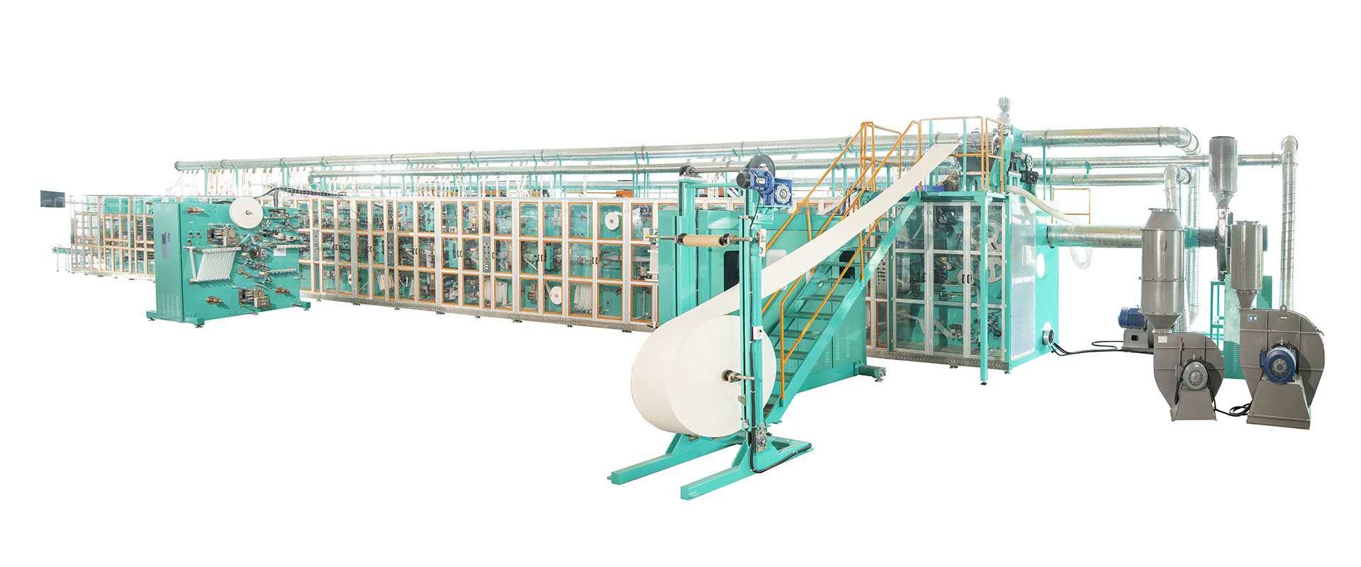 Buy cheap Sanitary Pads Production Line , Sanitary Napkin Manufacturing Machine product