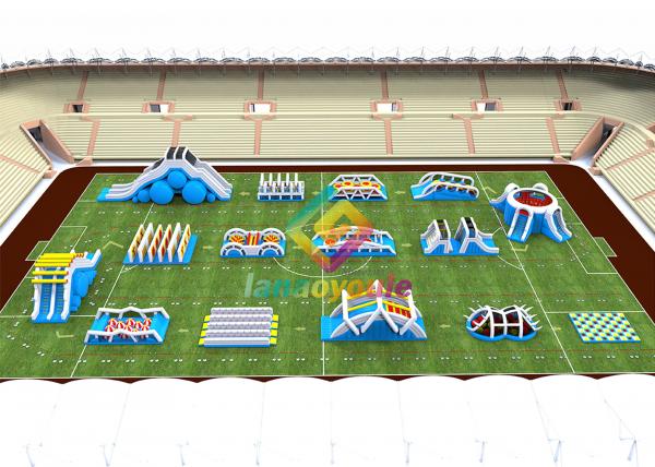 Quality All In One Obstacle Course Bouncy Castle For 4-14 Years Kids , Bounce Obstacle Course for sale