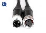 Customized Slim 7 Pin Mini Din Cable Female To Male For Car DVD Monitoring
