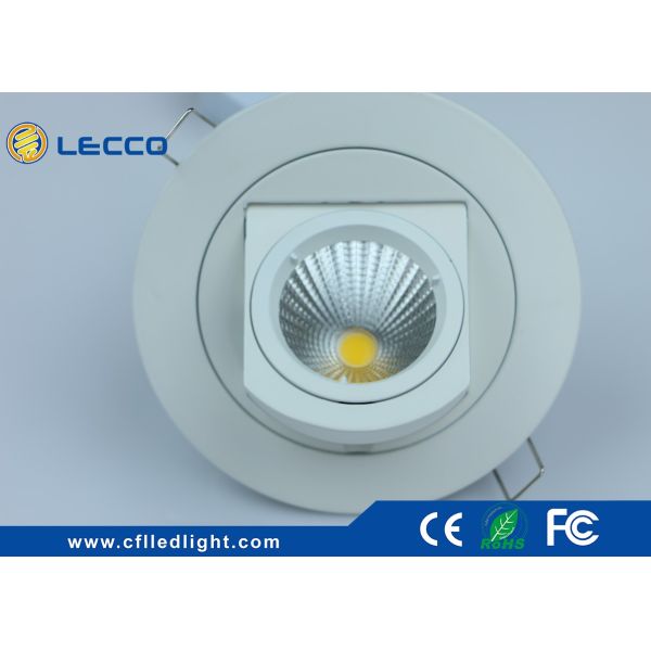 360° Rotation Angle Recessed LED Spot Lights IP20 Trunk Type 500LM