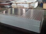 Mirror Finish Diamond Plate Aluminum Sheets , Construction / Decoration Polished