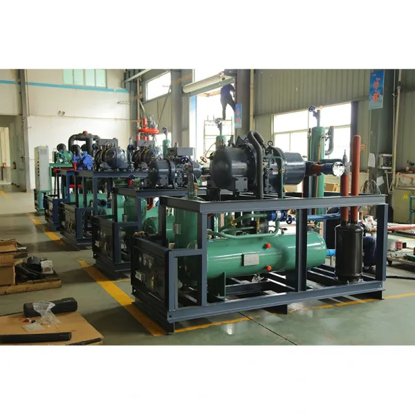 Horizontal Low Temperature Condensing Unit For Supermarket / Food Storage