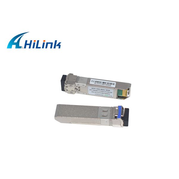 DDM Fiber Optic Transceiver Module SFP + LC Customized Logo HL-SFP-10GBX-3