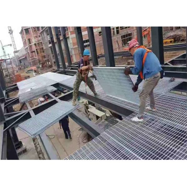 High Bearing Capacity Metal Bar Grating 6mm 7mm Stainless Steel Drain Grates