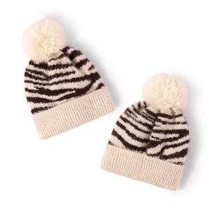 Buy cheap Trendy Striped Pom Pom Hat Knitted Hat For Women And Men product