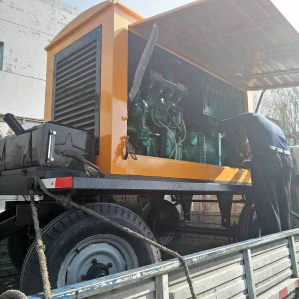 200KW Weichai Diesel Generator Set Trailer with Pure Copper Motor and Water Cooling System