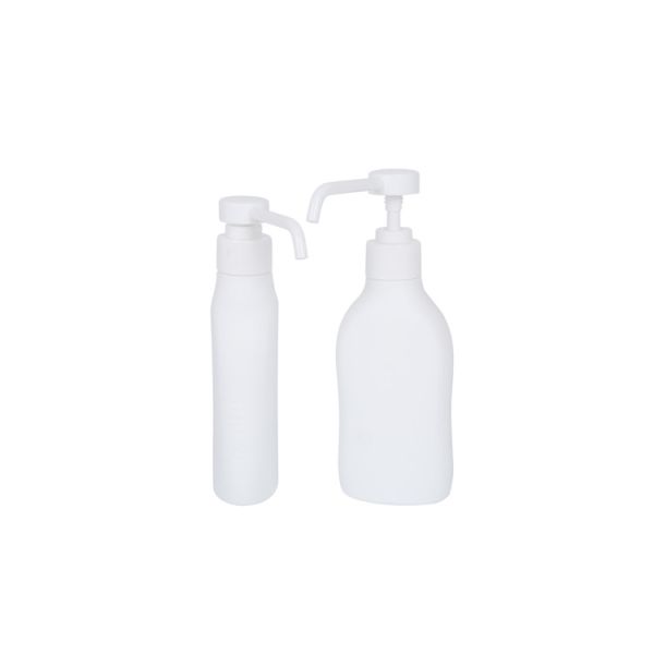 White HDPE Shampoo Pump Bottle 200ml 1.6cc Lotion