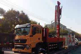 Truck Mounted Multi Function Engineering Drilling Machine 150m Civil Building Water Well M150