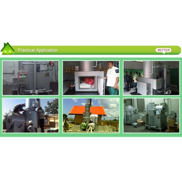 Motor Core Components Customized Size 2024 Waste Incinerator for Solid Waste Treatment