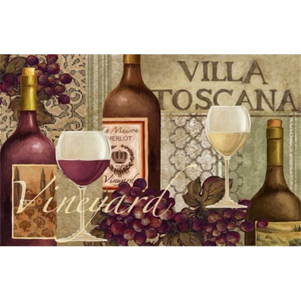 Anti Fatigue Kitchen Mats With NBR Foam Puzzle Style Printed Pattern