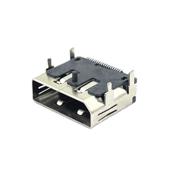 90 Degree SMT DisplayPort DP Solder USB Connector With PI Tape 20Pin