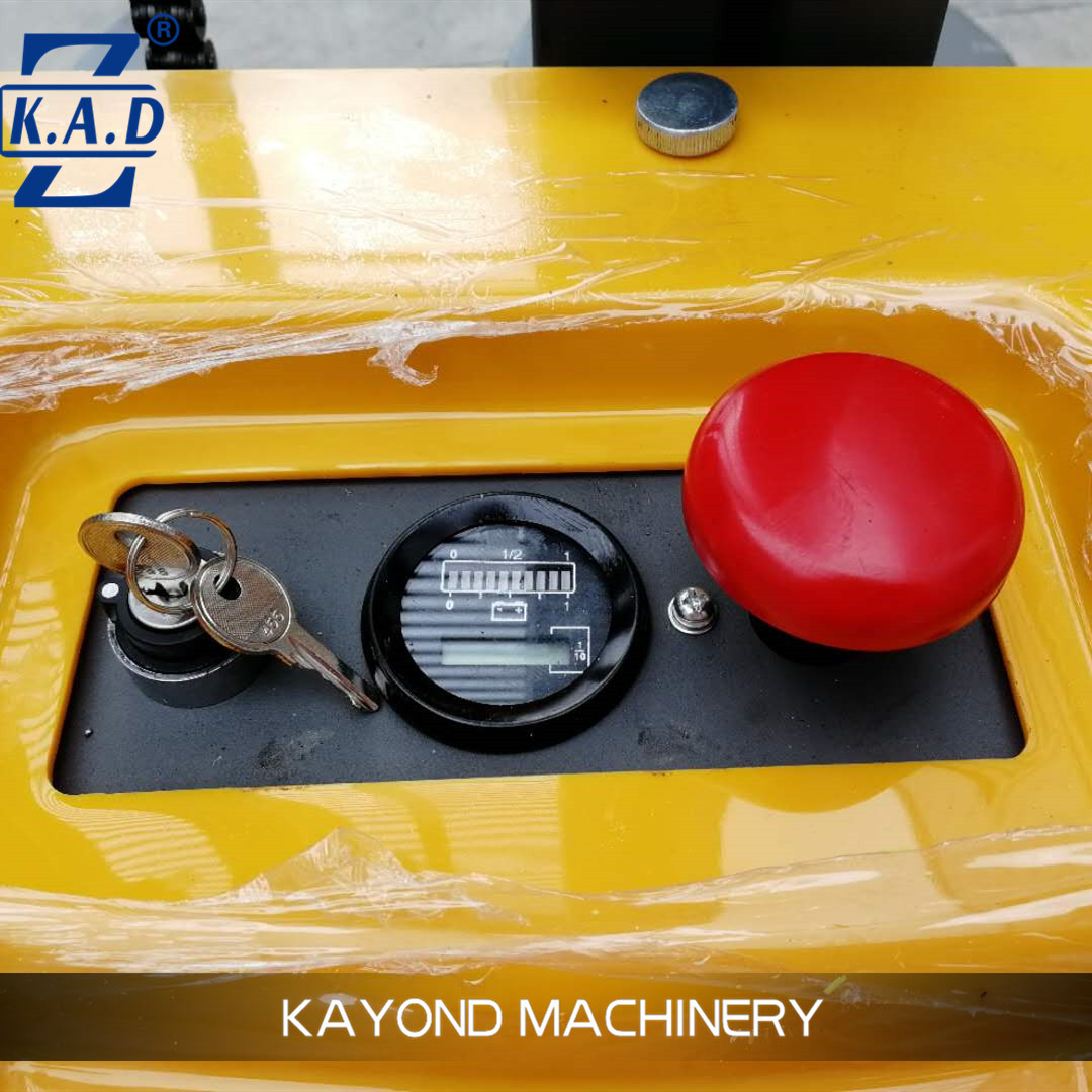1.5 Ton Electric Pallet Stacker 1500kg Capacity 3M Lift Height