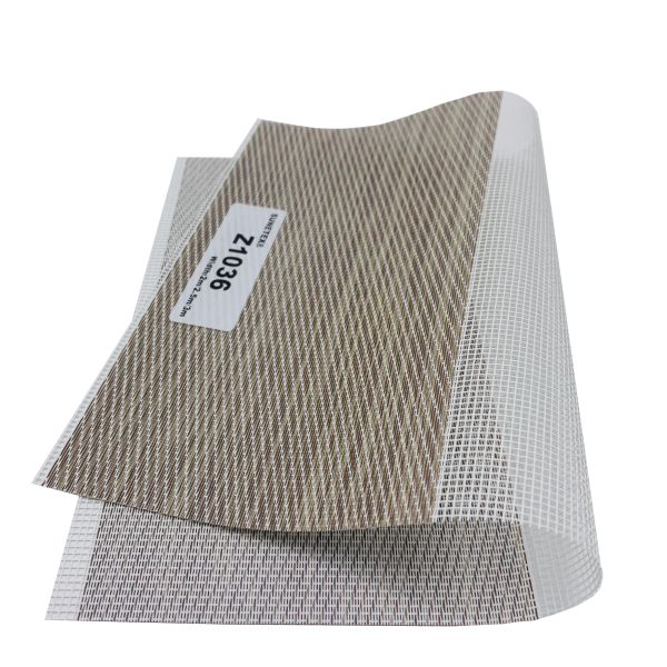 Groupeve Sunscreen Zebra Fabric 0.55mm Combi Blinds Material