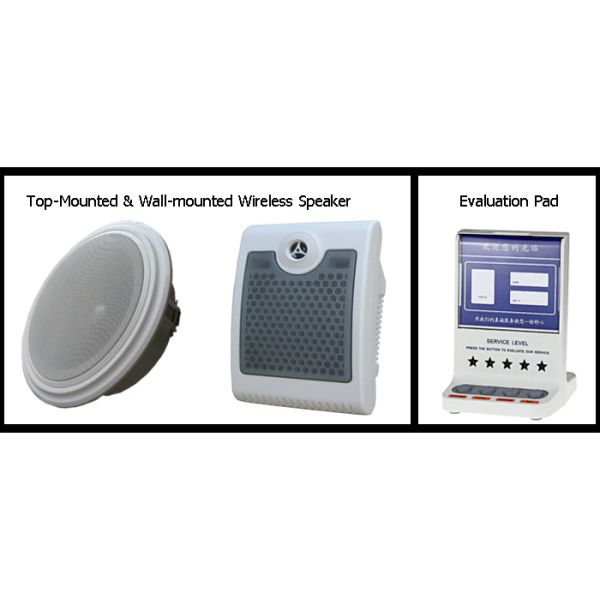 17 inch Touchscreen Queue Management System Ticketing Dispenser