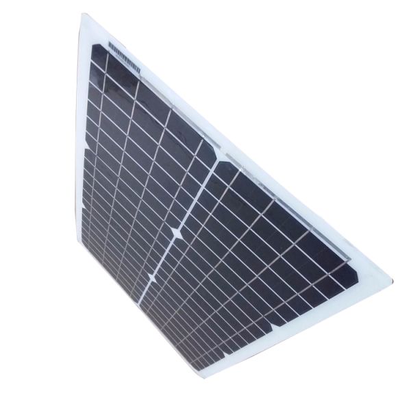 Photovoltaic Flexible Monocrystalline Solar Panel 25W 12V For Outside Street Light