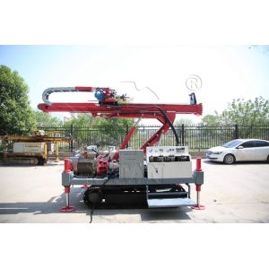 Buy cheap Three Wing 100 Meter Crawler Mounted Anchor Drilling Rig product
