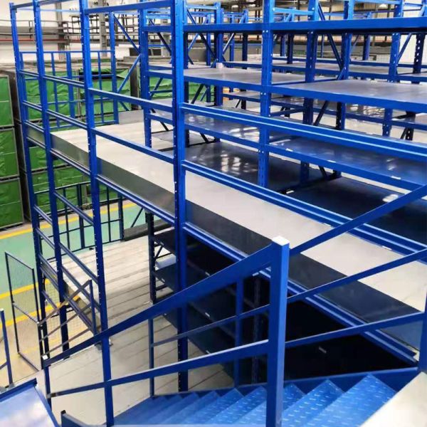 2-3 Levels Mezzanine Storage Rack Multi Level For Customized Warehouse Storage