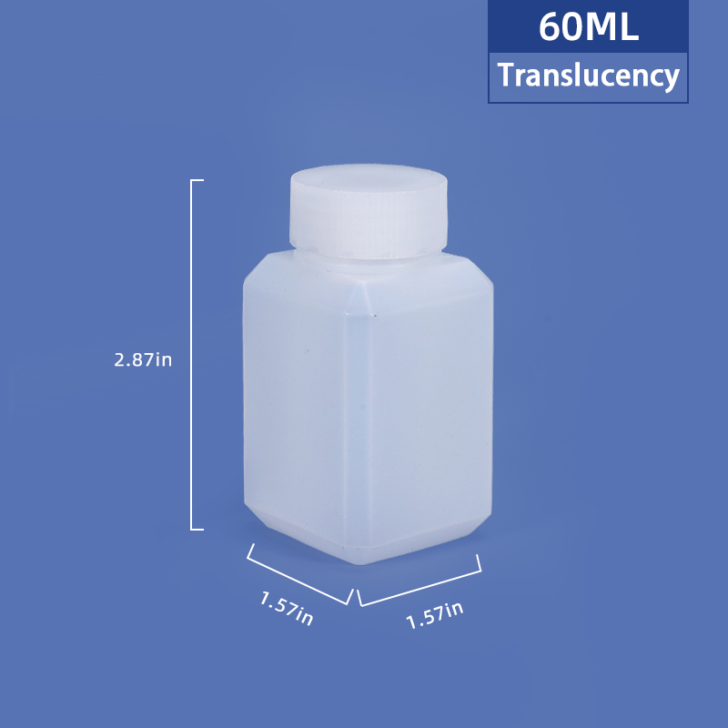 Silkscreen Printing Reagent Containers Plastic Packaging Bottles For Laboratory Chemicals