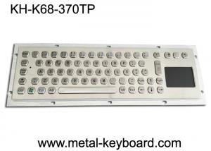 Buy cheap 65 Keys Industrial Keyboard with Touchpad , Water - proof Stainless Steel product