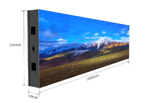 P2.976 RGB Two Sides Showing Indoor Rental LED Screen For Wedding usage