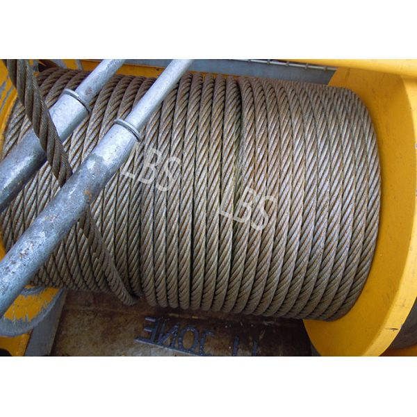 Stainless Steel 25T Tower Crane Winch Grooved Drum For Lifting