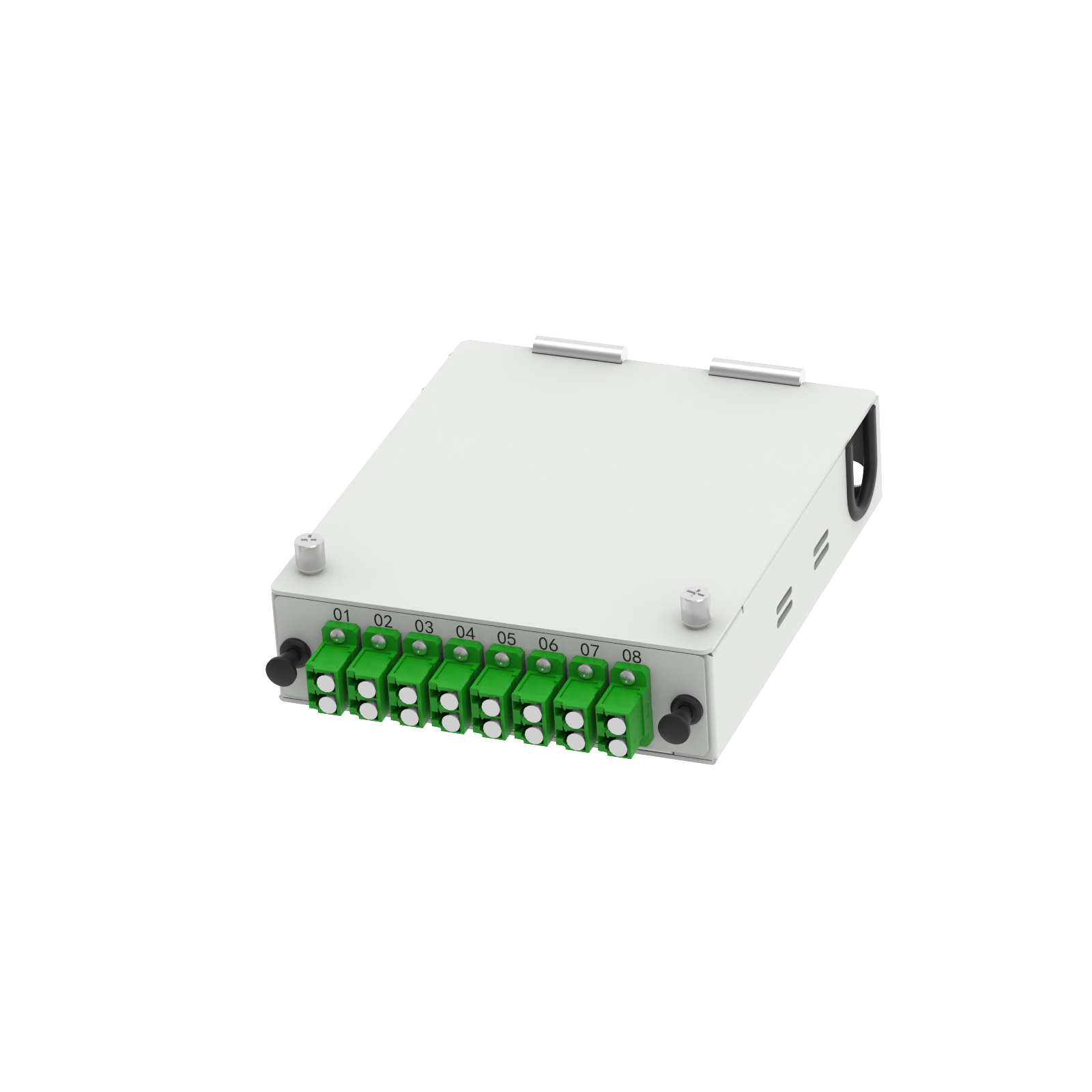 FTTH Termination Box Made of Aluminum for Fiber Optic Network Distribution