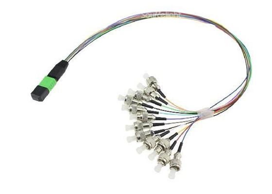 Ftth Mpo Mtp Patch Cord , Mpo Mtp Cassette With Om3 Lc Duplex Adapter