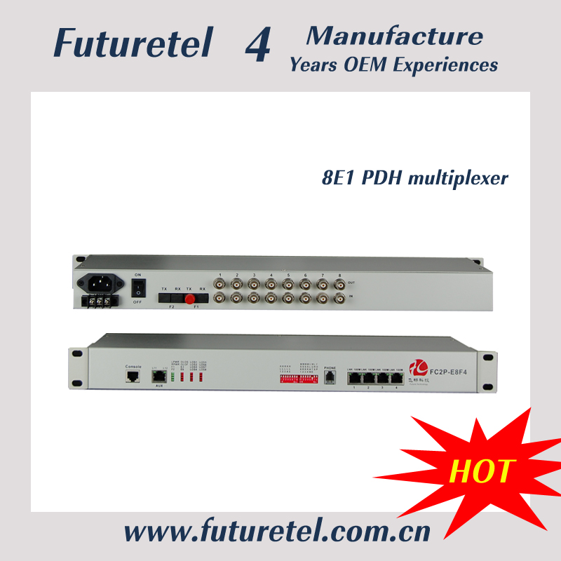Buy cheap 8e1 multi-sevice single mode pdh fiber optic communication multiplexer product