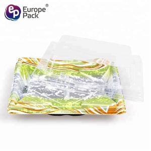 Buy cheap EPK wholesale fancy printing rectangle disposable sushi container product