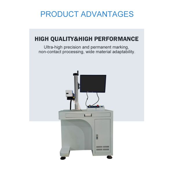 Custom UV Laser Marking Machine for Capacitor with Visual Positioning System CCD Camera
