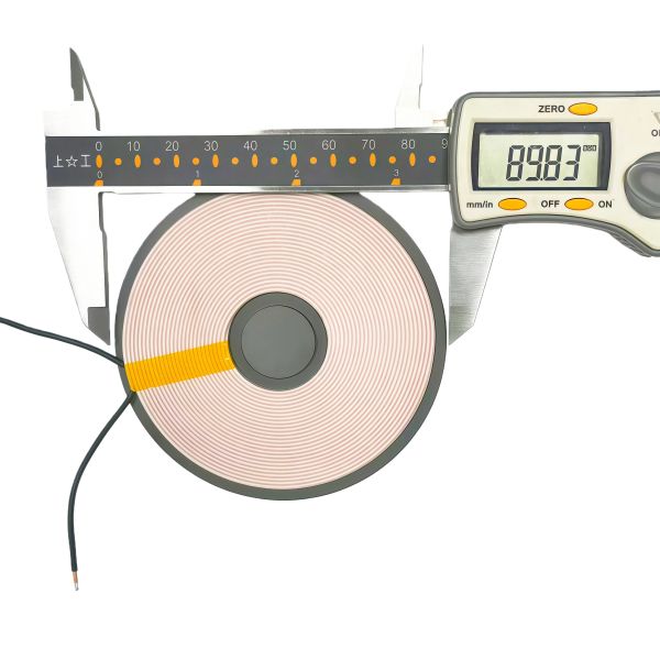 Customized Double-layer Winding 90mm Diameter High-power 30W Wireless Charging Coil for Smart Home Appliances