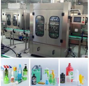 Buy cheap High Efficiency Bottling Line Equipment Liquid Detergent Filling Machine product