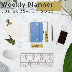 O Binding Hardcover Weekly Planner Notebook FSC Certified Eco Friendly