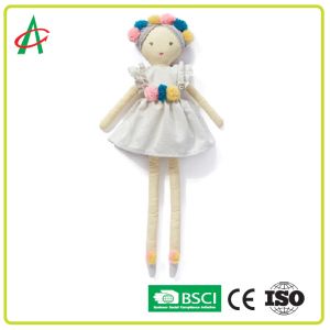 BSCI EN71 PP Cotton Stuffed Plush Doll In Ballet Dress