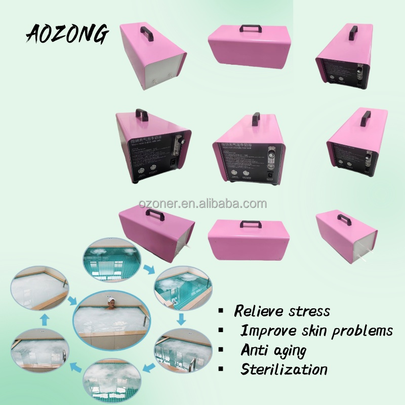 Deep Cleaning Function 160L/h Micro Nano Bubble Generator with OZONE Operation System