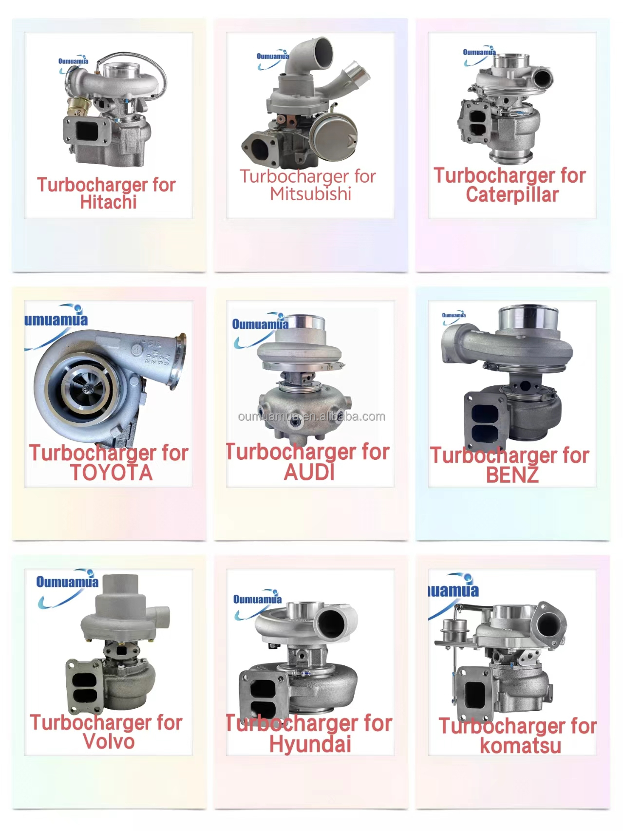 Turbocharger 6745-81-8040 Excavator For Komatsu HX40W TURBO 6 MONTHS Standard Engine