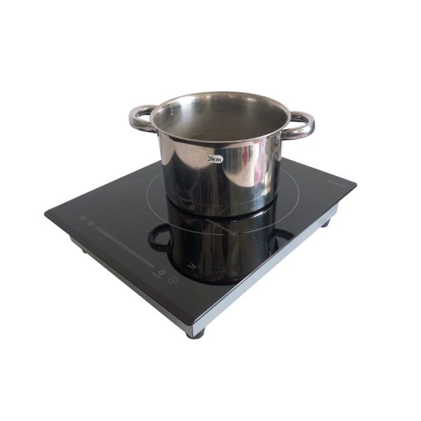 Mirror Screen Printing 380mm Single Burner Induction Cooktop