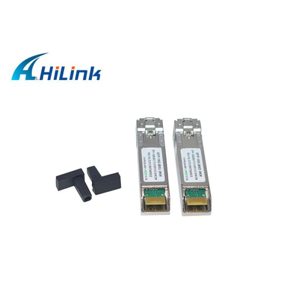 DDM Fiber Optic Transceiver Module SFP + LC Customized Logo HL-SFP-10GBX-3