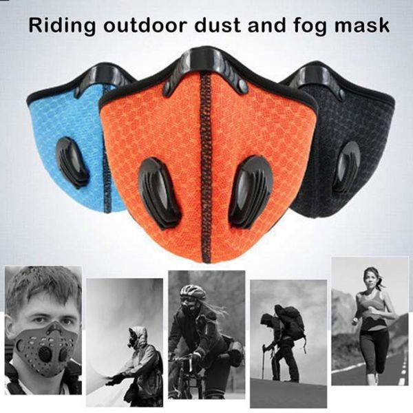 Comfortable Antibacterial Face Mask Cloth Activated Carbon Filter Respirator